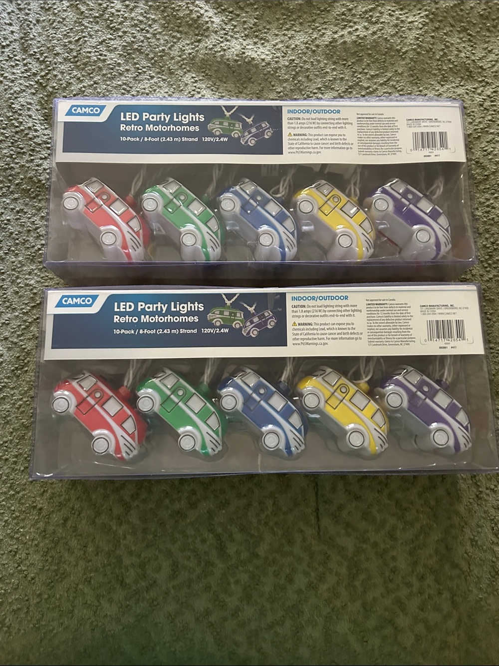 LED Party Lights Retro Motorhomes - Multi Color String Lights - Picture 2 of 4